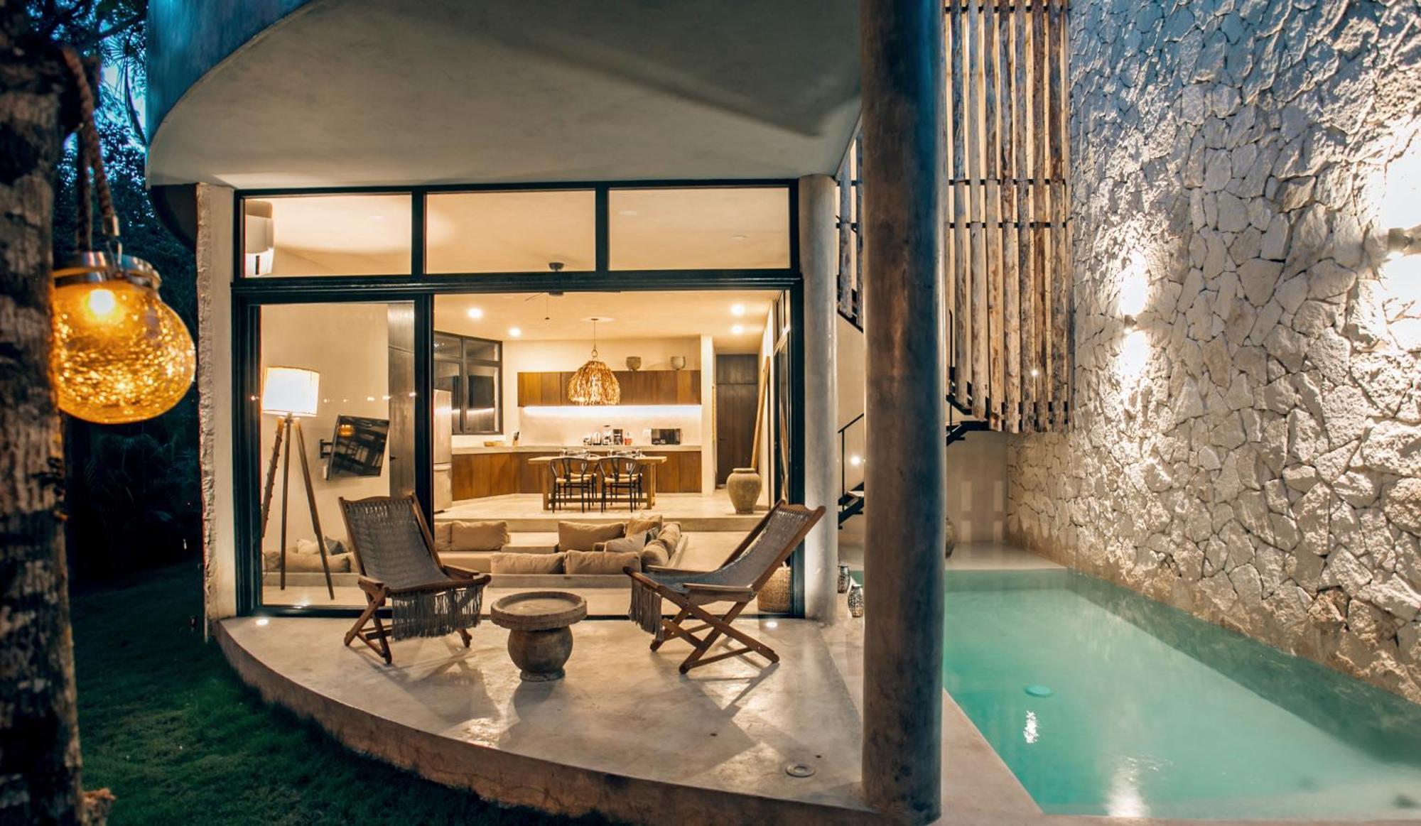 Jungle Boho Villa - Private Pool - Concierge 6B Тулум Екстер'єр фото