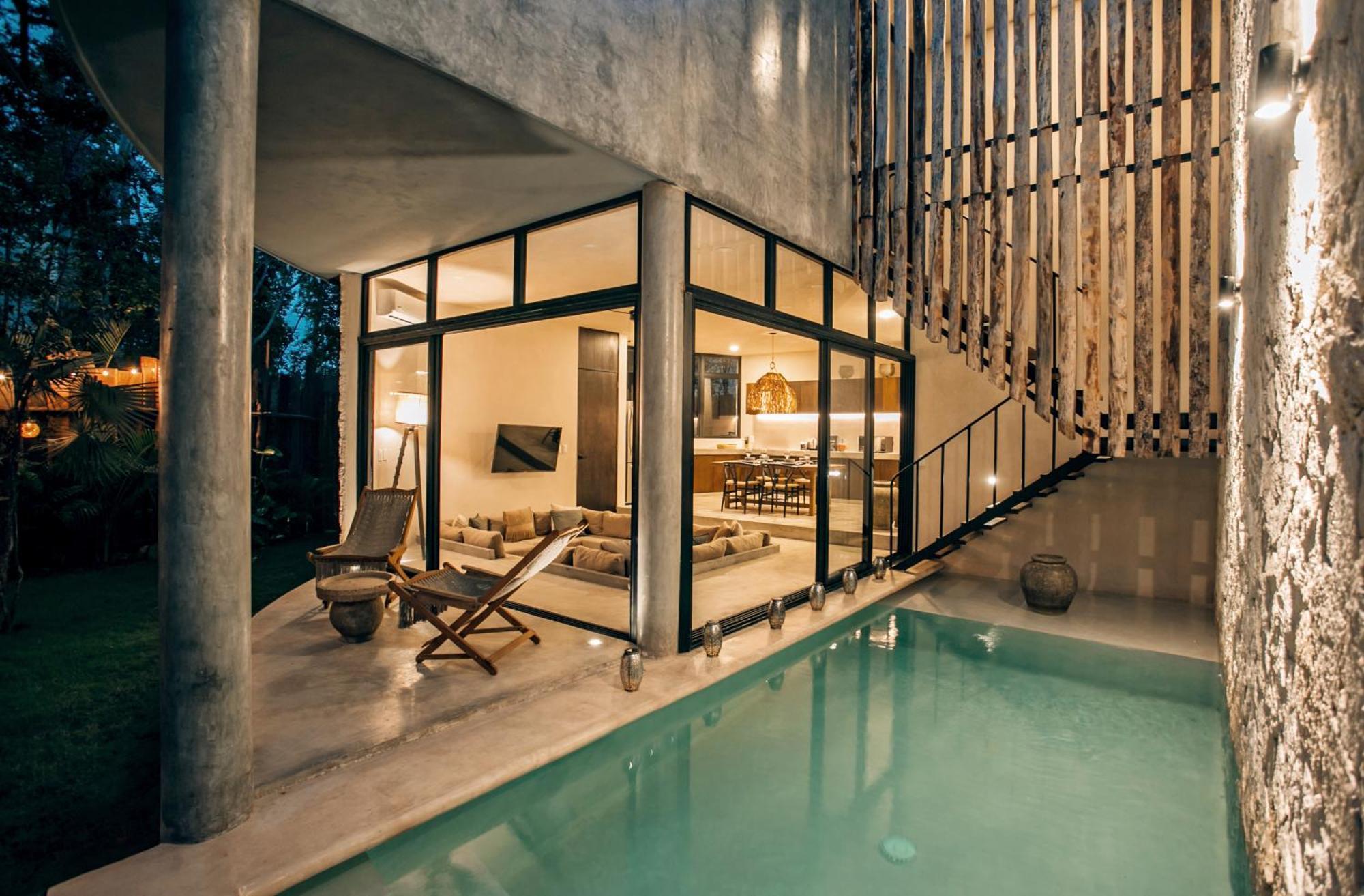 Jungle Boho Villa - Private Pool - Concierge 6B Тулум Екстер'єр фото